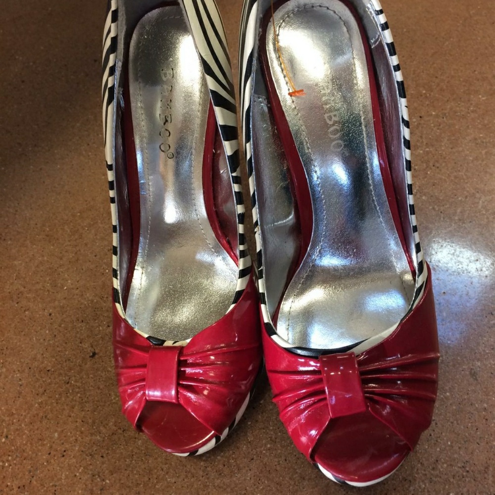 Red high heels size 6.5